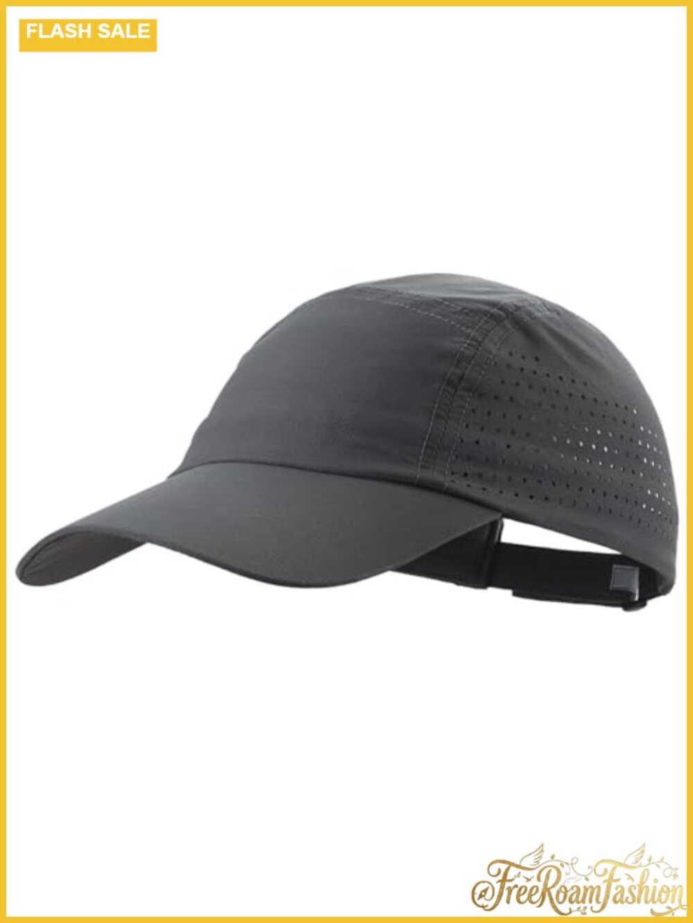 Quick Dry Breathable Reflective Run Hat Unstructured Lightweight Baseball Cap